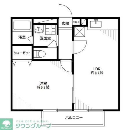 アムール Cageの物件間取画像
